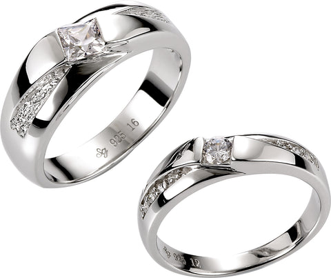 KSilver Couple Rings