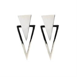 Double Triangle Earrings